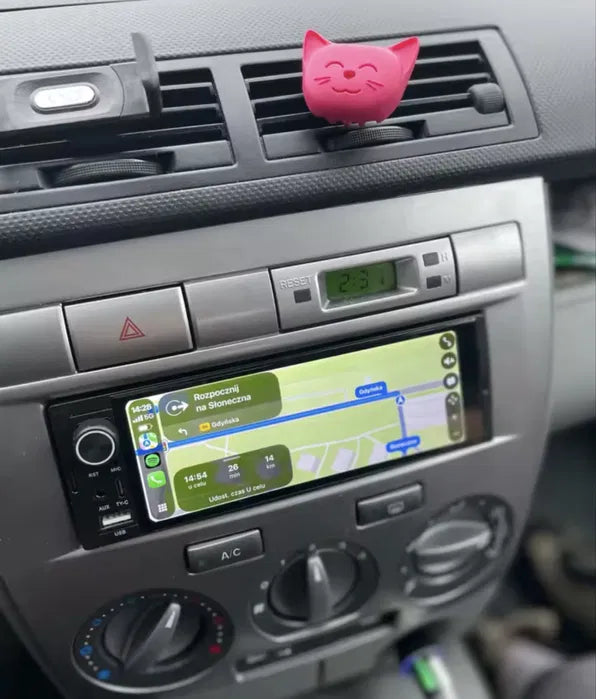 Radio 1DIN CarPlay Android Auto | 2GB RAM
