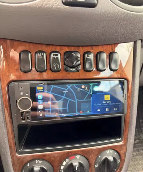 Radio 1DIN CarPlay Android Auto | 4GB RAM