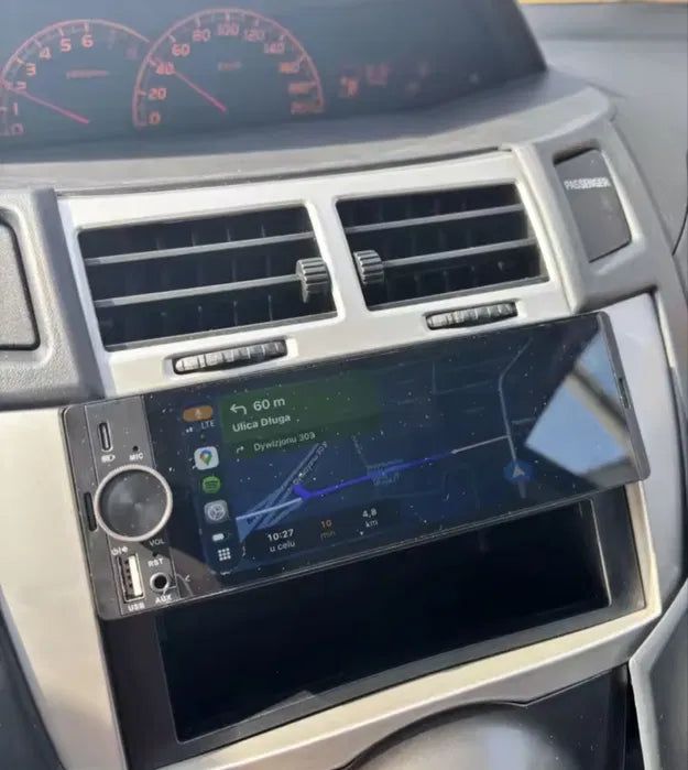 Radio 1DIN CarPlay Android Auto | 2GB RAM
