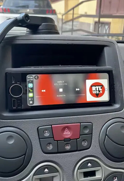 Radio 1DIN CarPlay Android Auto | 6GB RAM