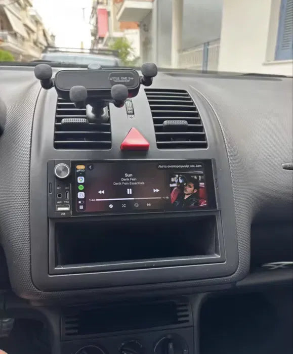 Radio 1DIN CarPlay Android Auto | 8GB RAM